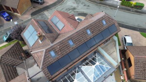 Horwich solar and battery installation