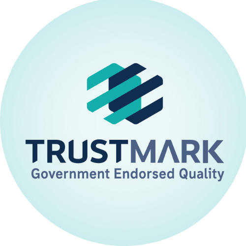 Trustmark Circle Logo - Flux Solar Energy Trustmark approved member
