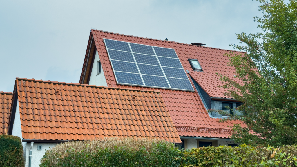 Solar installation on uk roof
